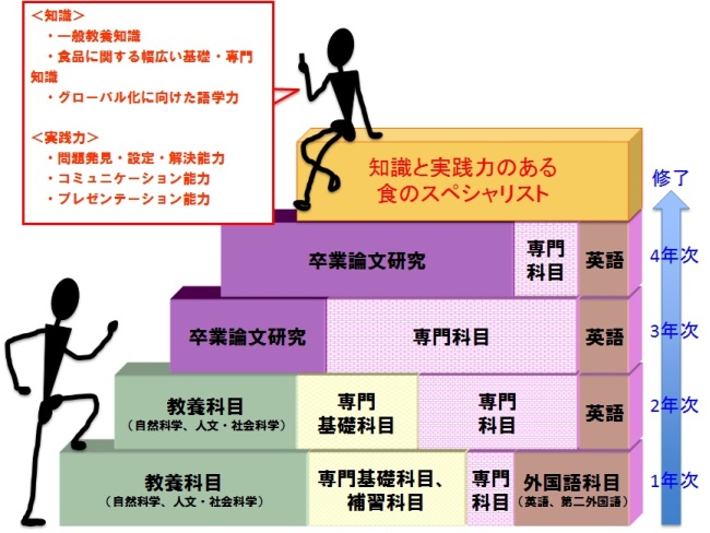 食品科学科 カリキュラム