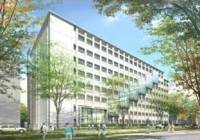合同教育棟建築パース(南側)