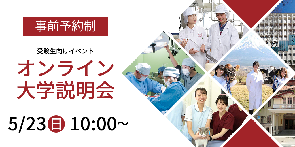 事前予約制 受験生向けイベント オンライン大学説明会 5/23(日)10:00〜