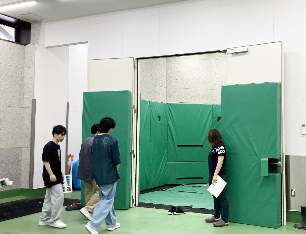 馬の麻酔室の見学